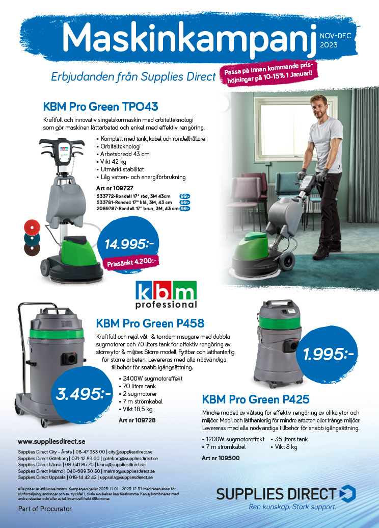 Kampanjblad 1/6 Maskinkampanj