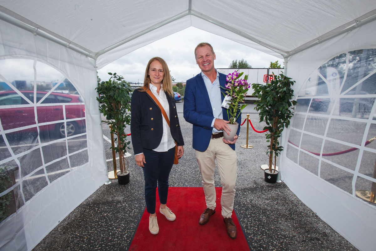 Glada leverantörer på Invigningen av Supplies Direct City 31 aug 2018