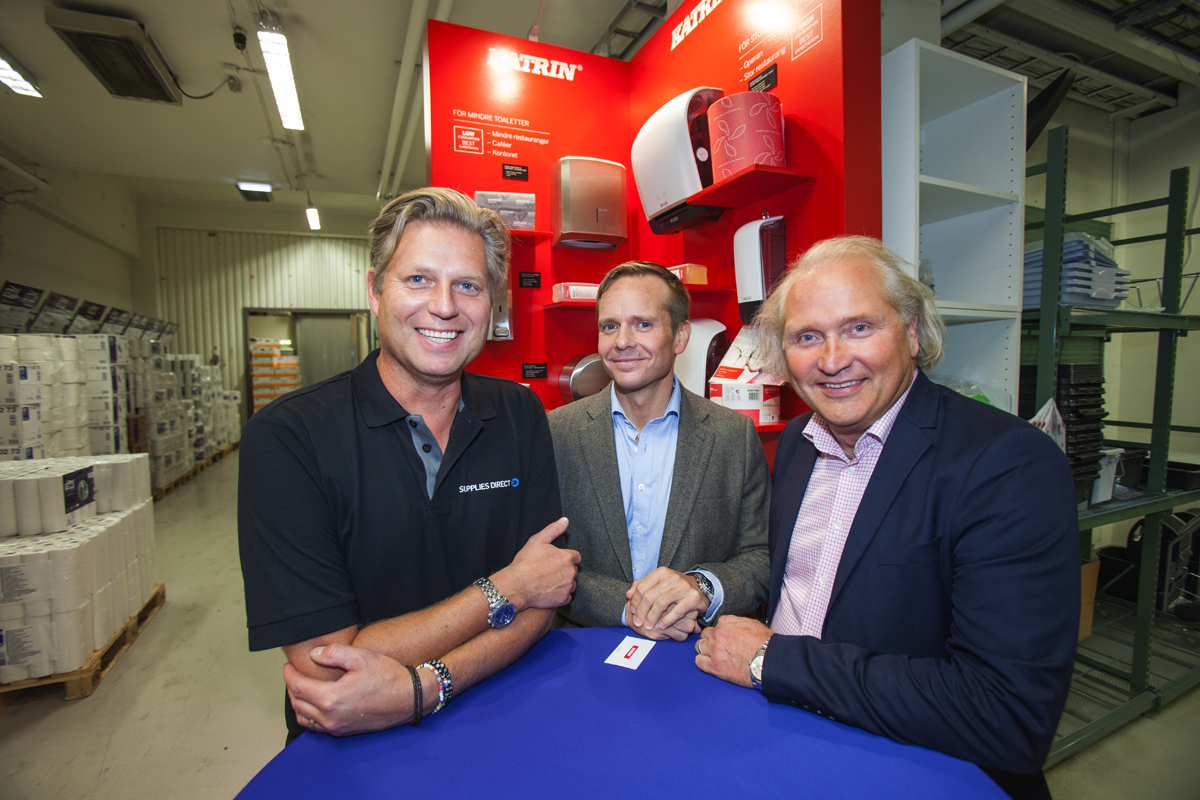 Glada miner på Invigningen av Supplies Direct City 31 aug 2018