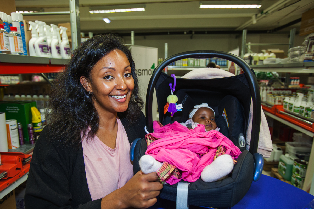 Yngst på Invigningen av Supplies Direct City 31 aug 2018