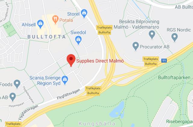 Hitta till Supplies Direct Malmö