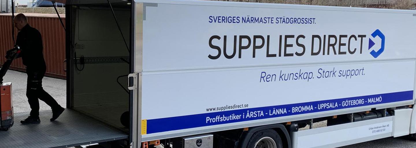 Supplies Direct levererar med egna lastbilar